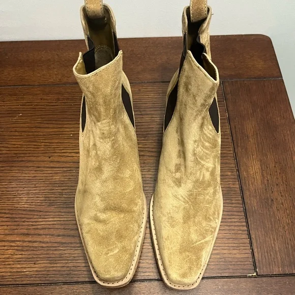 Tory Burch Chelsea suede boots tan 8.5 NEW‎ - Picture 5 of 8